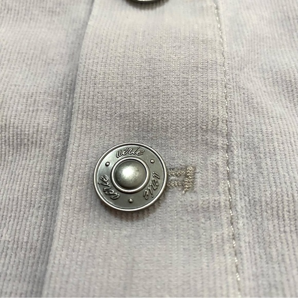 Aerie Beige Button-front Corduroy Mini Skirt Size Large Summer Cotton - Picture 5 of 9